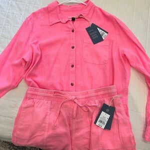 Universal Thread Pink Button Down Shirt